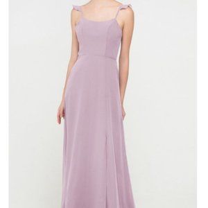 Lavender Blush Tie Back Bridesmaid Dress Brand New